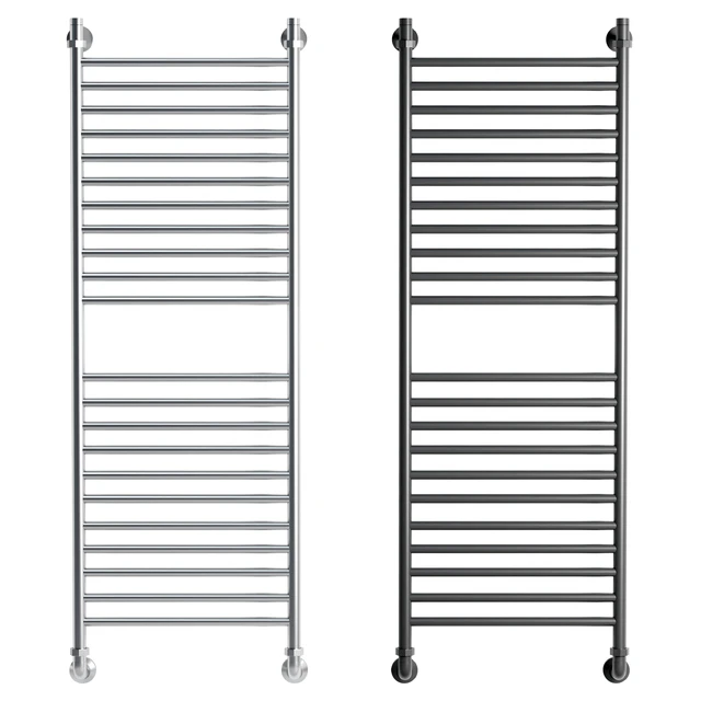 Water heated towel rail EWRIKA Medea S 120x40, matte black — Descargar