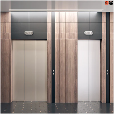 Elevator with interior 1 — Вид 1