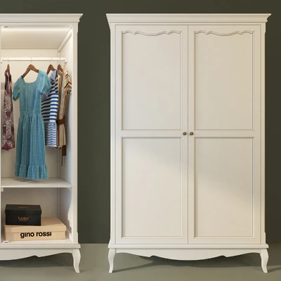 Wardrobe Leontina beige. Whatnot — Ver 1
