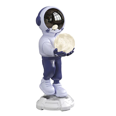 Sculpture Art Astronaut Statue Lamp — Ver 2