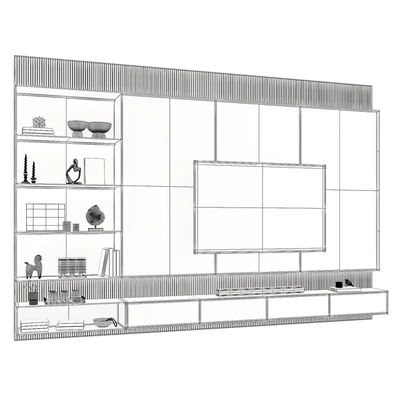 TV Wall Set | 002 — Ver 2