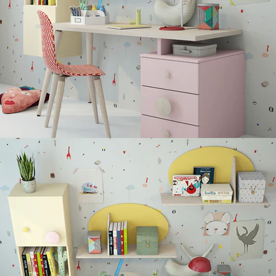 Children's furniture Nidi 01 — Ver 2