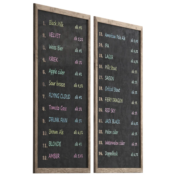 Beer menu on taps — Descargar