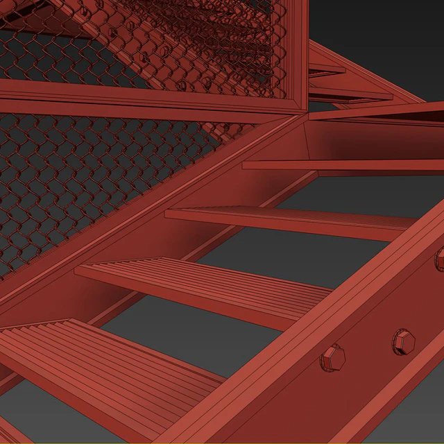 Old metal stair — Descargar