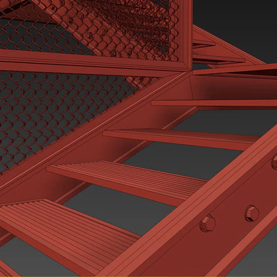 Old metal stair — Ver 2