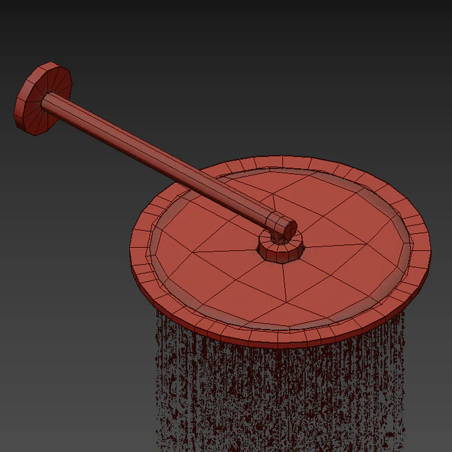 Overhead shower 350 1jet with shower arm — Скачать