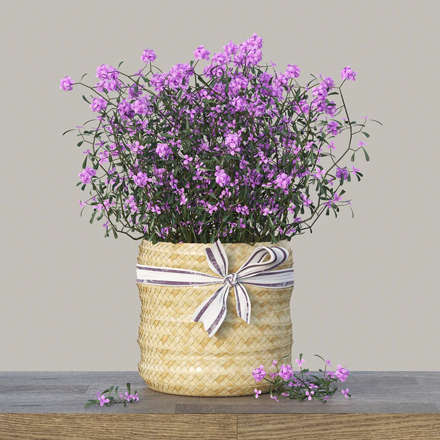 Basket with tsvetami 02 — Descargar