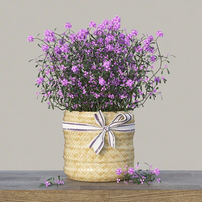Basket with tsvetami 02 — Ver 1