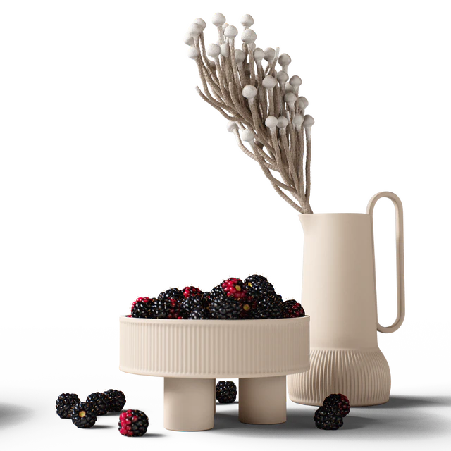 Decorative set 77 Blackberry and brunia — Descargar