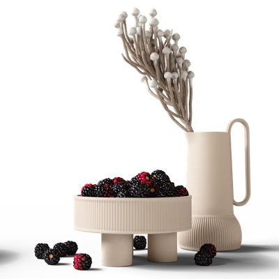 Decorative set 77 Blackberry and brunia — Ver 2