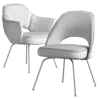 Knoll Saarinen Executive Armchair Tubular — Ver 2