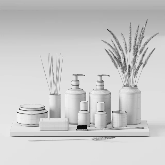 Bathroom accessories set 01 — Скачать