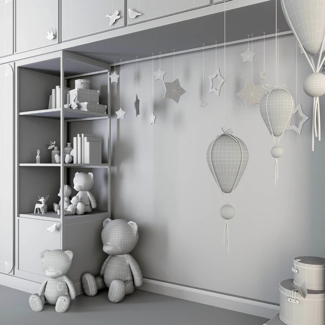 Wardrobe for kids room (2) — Descargar