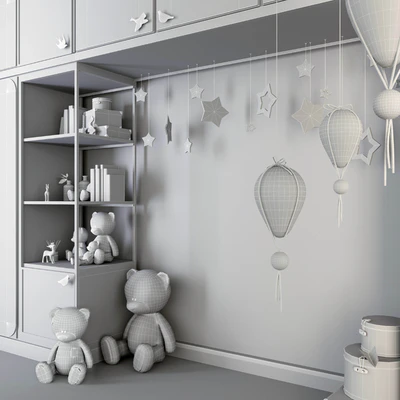 Wardrobe for kids room (2) — Ver 2