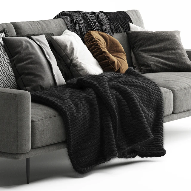 BoConcept Carlton Sofa 3 Seats - Scandinavian Set — Descargar
