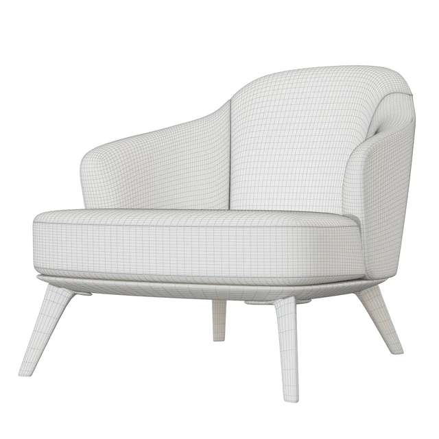 Leslie Armchair Minotti — Скачать