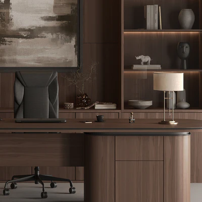 Boss Desk - Office Furniture 667 — Вид 2