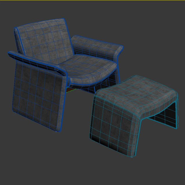 Verellen furniture Oakley lounge chair and ottoman — Descargar