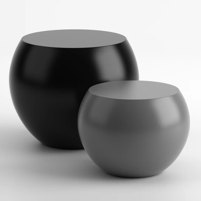 Meridiani - Bongo Outdoor Tables 45x33cm - 55x45cm set of 2 — Скачать