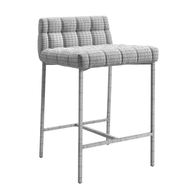 CB2 Gabe Pesto Tufted Low Back Counter Stool — Скачать