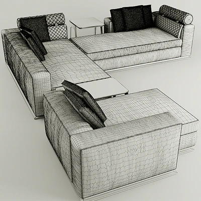 Corner Sofa minotti leonard — Ver 2