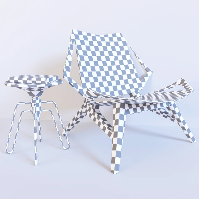 Ipanema chair & phillips stool by Jader Almeida — Скачать