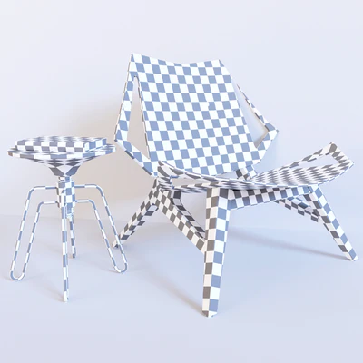 Ipanema chair & phillips stool by Jader Almeida — Вид 2