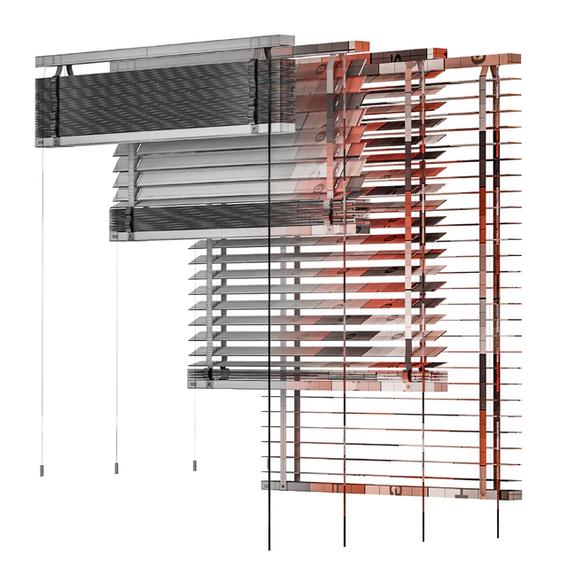 PVC Venetian Blind 1150 in 45 mm — Скачать