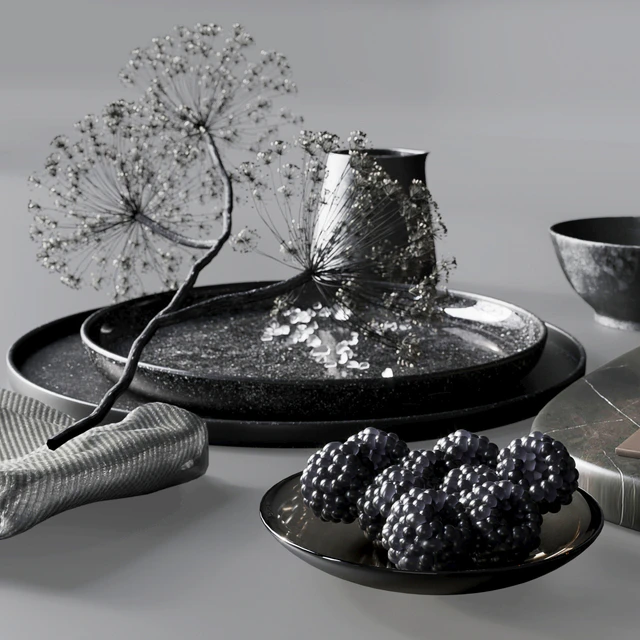 Black tableware — Descargar