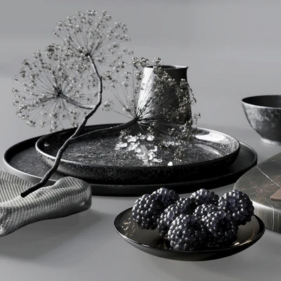 Black tableware — Ver 2