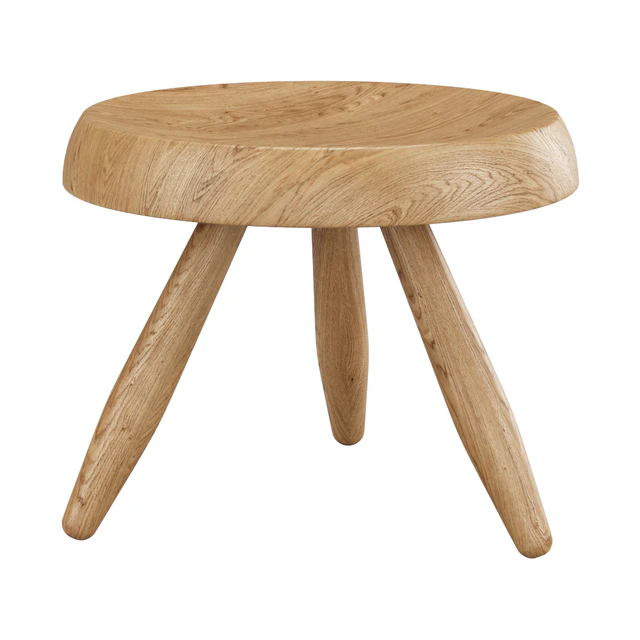 Tabouret Meribel by CASSINA / Round wooden stools — Descargar