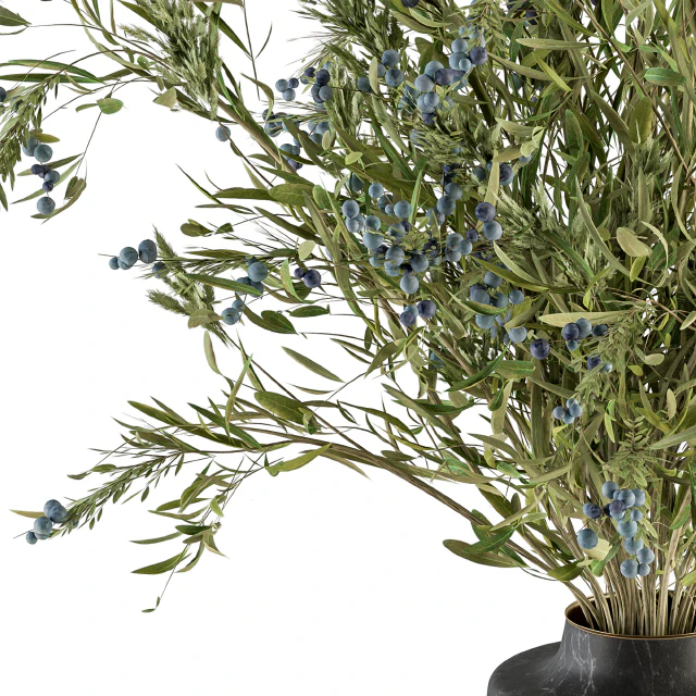 Bouquet - Green Branch in vase 54 — Descargar