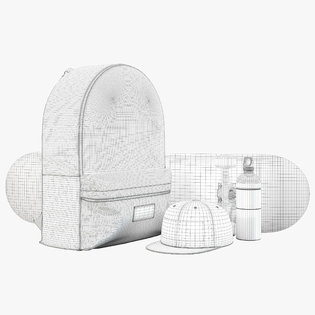 Supreme decorative set (black) — Descargar