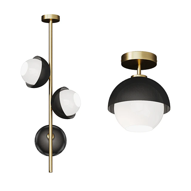 Ceiling lamp with metal frame CRAIG — Descargar