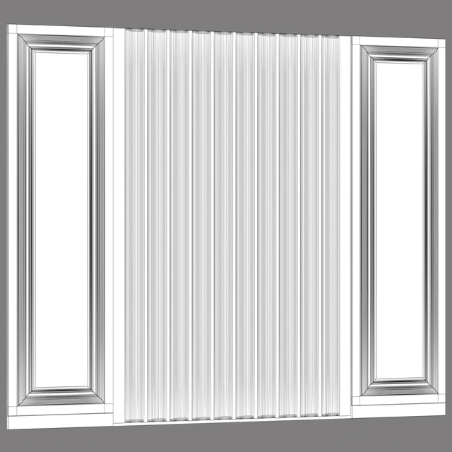Wall panels in modern classic style 9 — Descargar