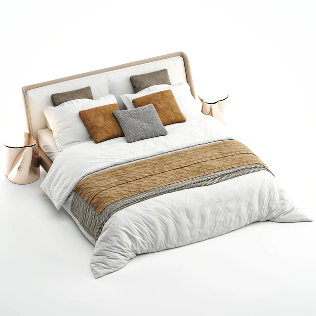 Bed Minotti Spencer — Скачать