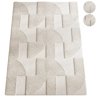 Pure Wool Rug Logan Beige — download