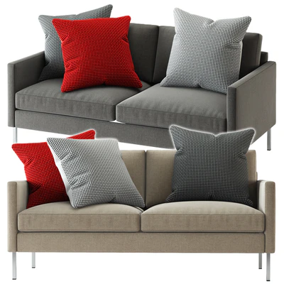 Crate and Barrel / Studio Series Customizable Loveseat — Ver 1