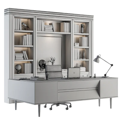 Office Furniture - Manager Set 20 — Вид 2