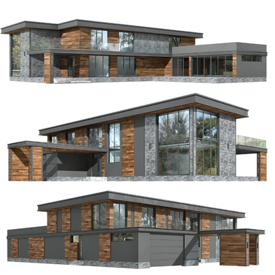 House in the Wright style — Ver 1