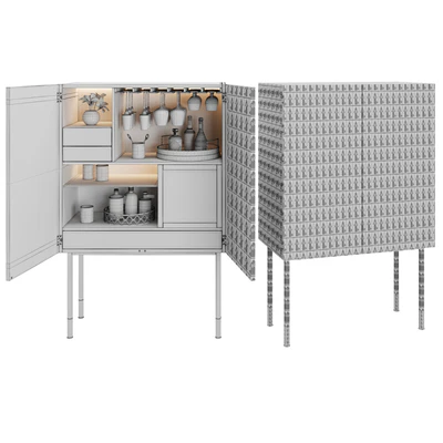 1st DIBS 21st Century Basjoo Bar Cabinet — Ver 2