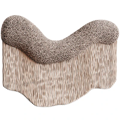Petite Bouble with Natural Fringes Textile Wall Art — Ver 2