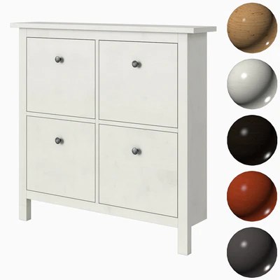 IKEA HEMNES Shoe cabinet with 4 compartments — Вид 1