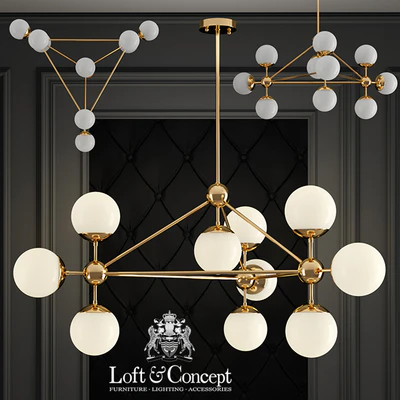 Modo Chandelier Gold Chandelier 10 — Ver 2