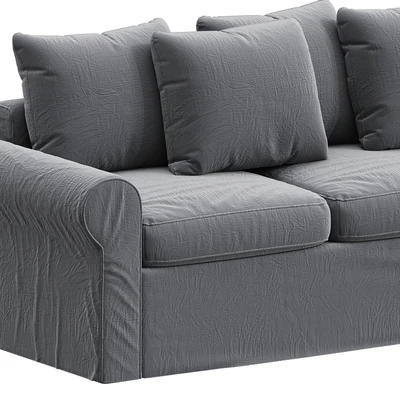 HARLANDA Sleeper sofa, Ljungen medium gray IKEA — Вид 2