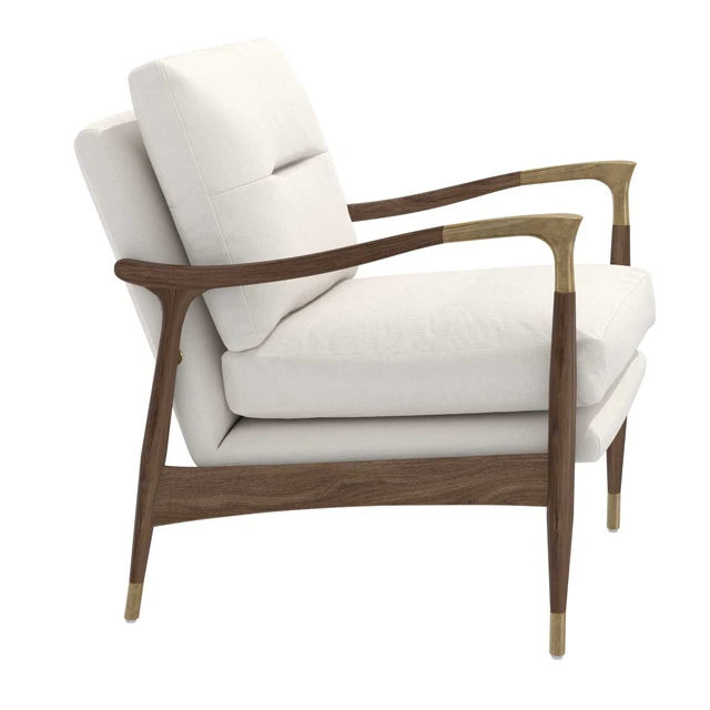 Theodore Arm Chair Natural Linen soho home — Descargar