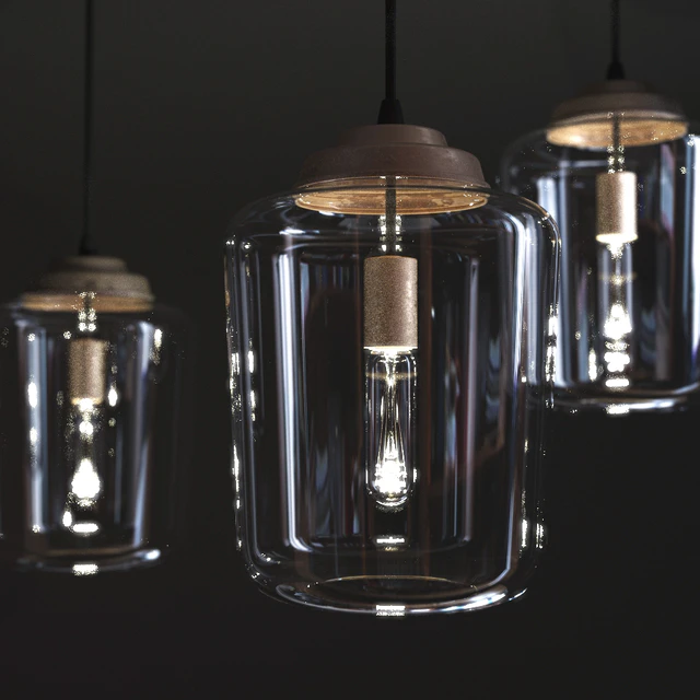 Glass pendant light — Descargar