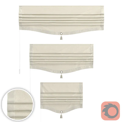 Set of Roman curtains ARISSA (INMA) — Ver 1