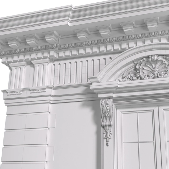 Classic facade with rusticated stone. Fasad classical — Descargar