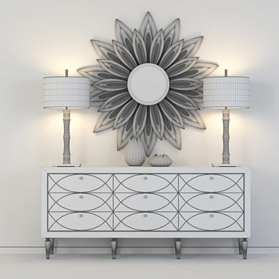 chest of drawers comode classic — Ver 2